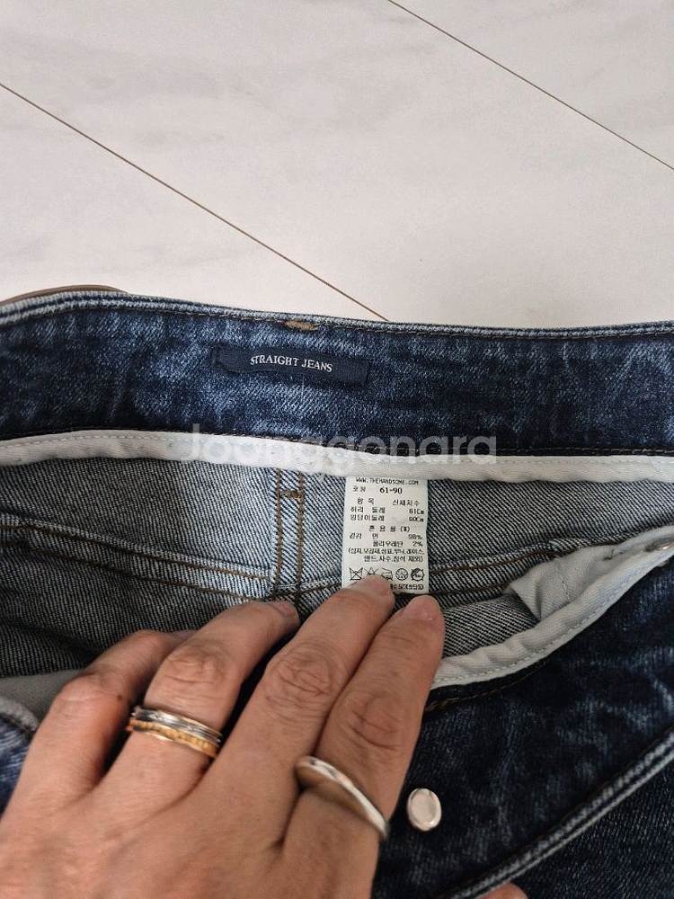 [새상품급] 한섬 SJ 데님 55사이즈--1