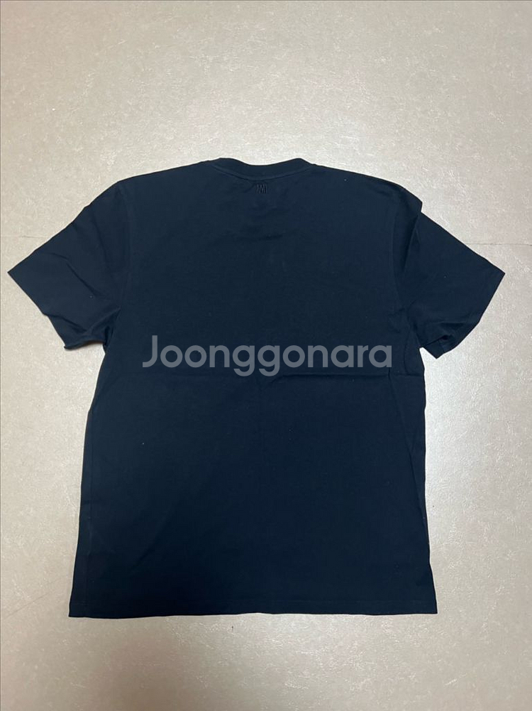 [2XL]아미 하트 반팔티셔츠 블랙--1