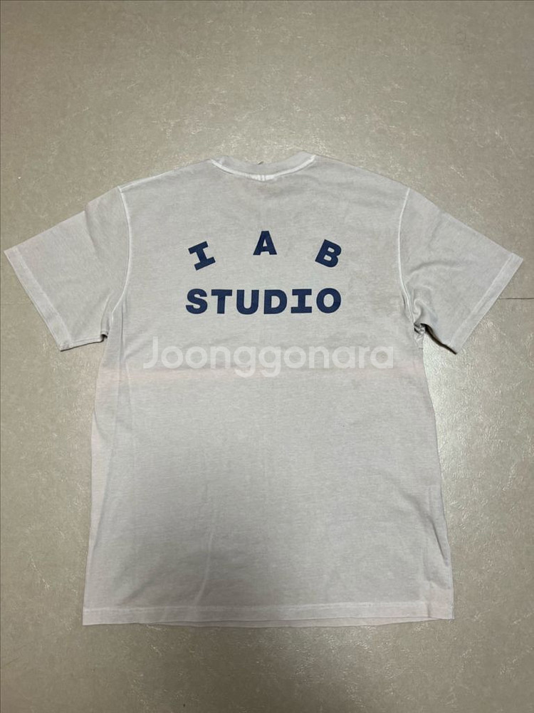 [L]아이앱스튜디오 피그먼트 반팔티셔츠 오트밀--1
