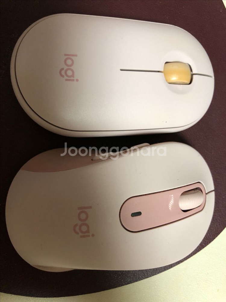 부품용으로 사용하실 로지텍 마우스 팝니다.--0