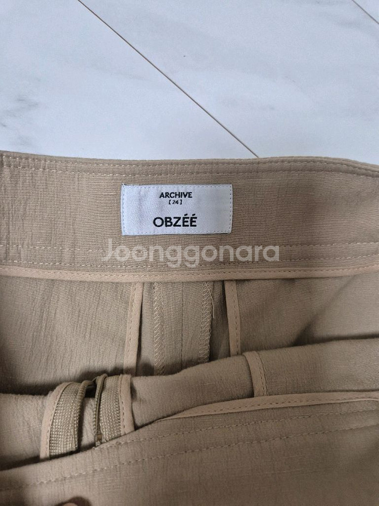 [새상품급] 한섬 오브제 팬츠 55사이즈--1