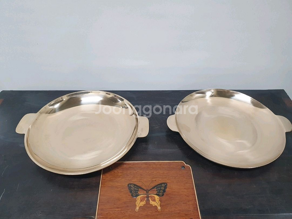 유기 떡갈비접시 /곱창구이팬 미사용품--0