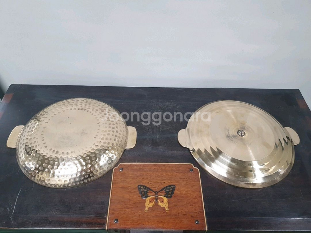 유기 떡갈비접시 /곱창구이팬 미사용품--1