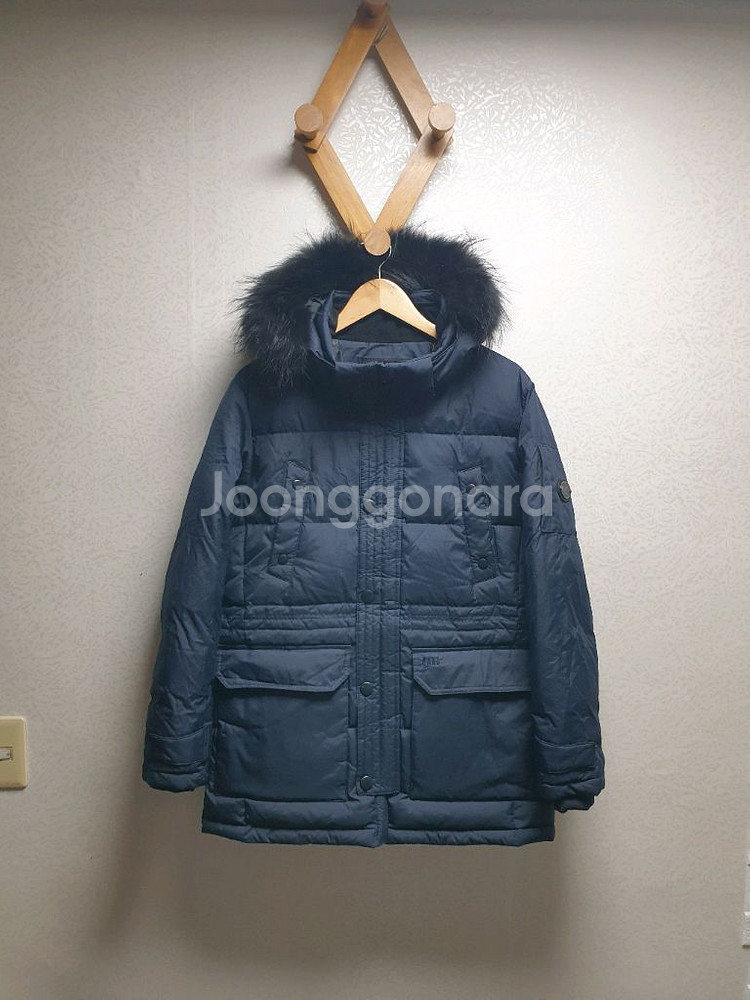 [남95] 닥스 너구리퍼 남성 구스패딩--0