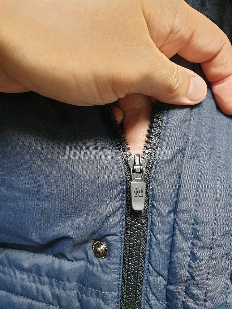 [남95] 닥스 너구리퍼 남성 구스패딩--5