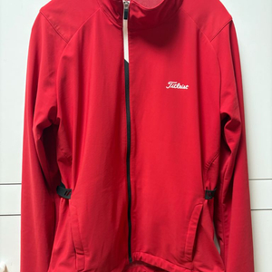 정품 타이틀리스트 집업 점퍼 레드