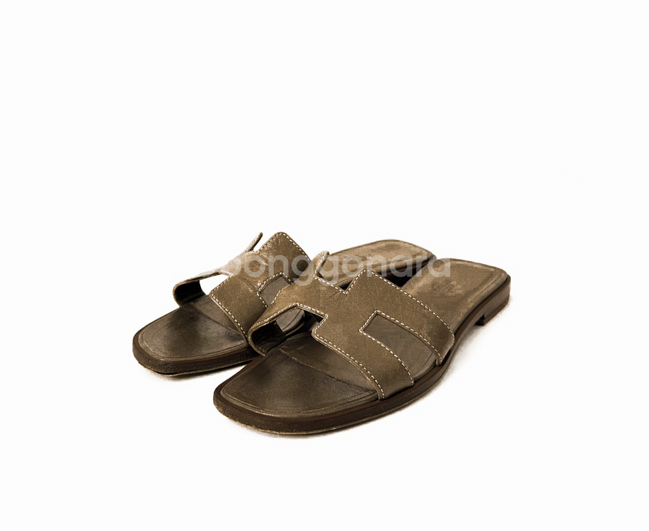 [36.5] Hermes 에르메스 여성 오란 슬리퍼--0