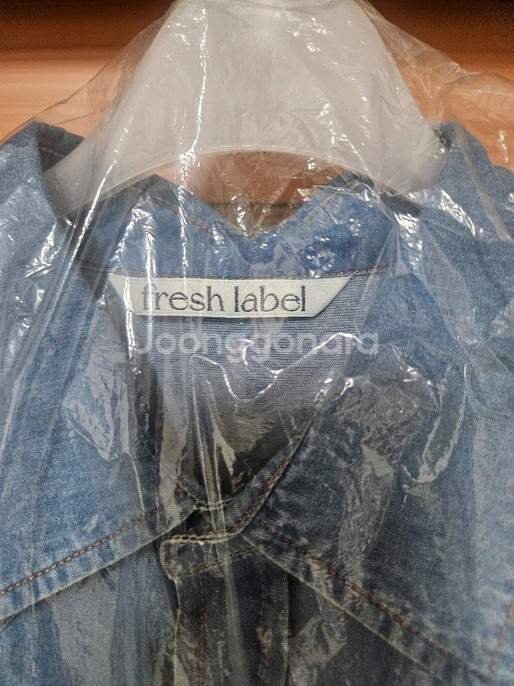 프레쉬라벨 데님 셔츠 (블루)판매--2