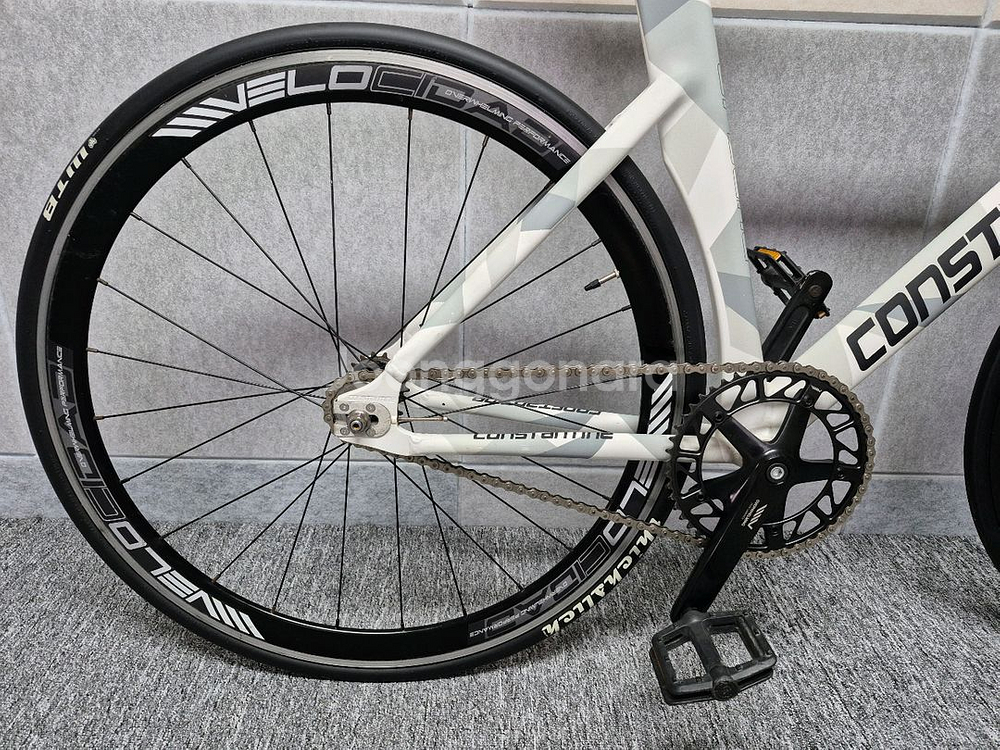 2022 콘스탄틴 어베인 패턴 픽시 자전거--3