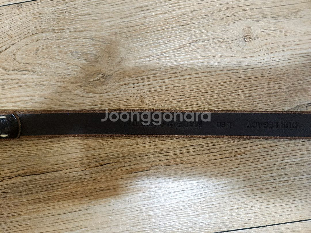 아워레가시 2cm 벨트 브라운 80cm, 새상품--7
