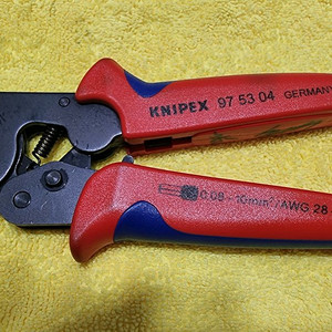 크니펙스 97 53 04 페룰(펜홀) 압착 플라이어