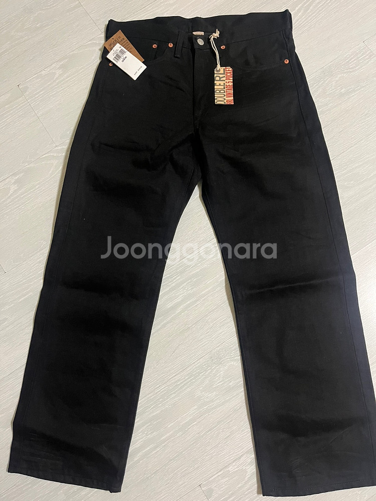 RRL 더블알엘 빈티지5포켓 블랙 온 블랙 550,0--1
