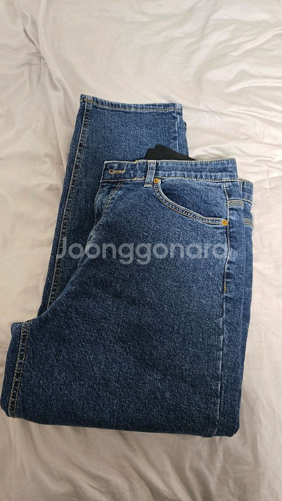 본빠옹 기모보이진 XL 빈티지블루--4
