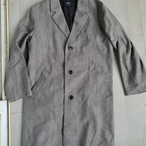 A.P.C. 체크 코트