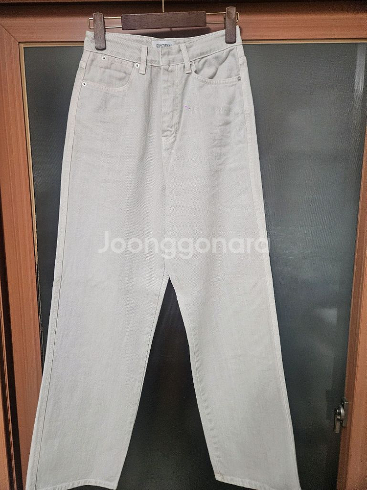 공드린 베이지 데님 팬츠--4