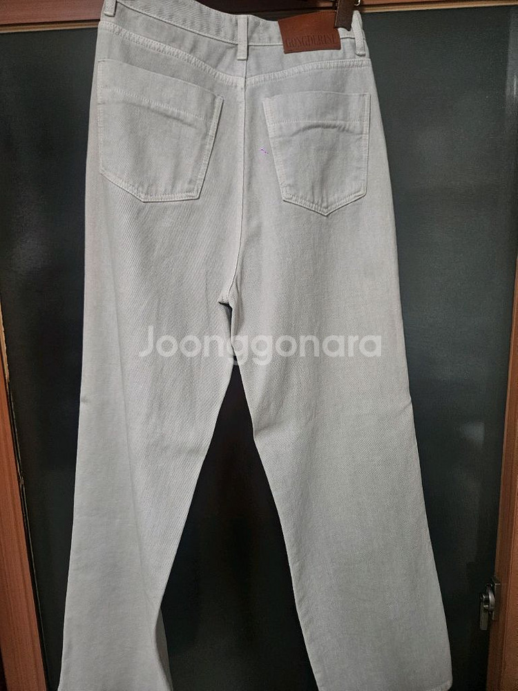 공드린 베이지 데님 팬츠--5