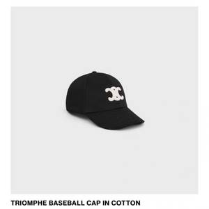 셀린느 트리옹프 볼캡 블랙