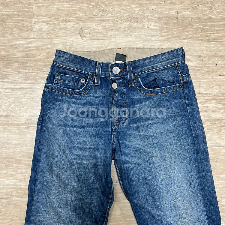 아르마니 익스체인지 백로고 워싱 데님진 청바지 29--1
