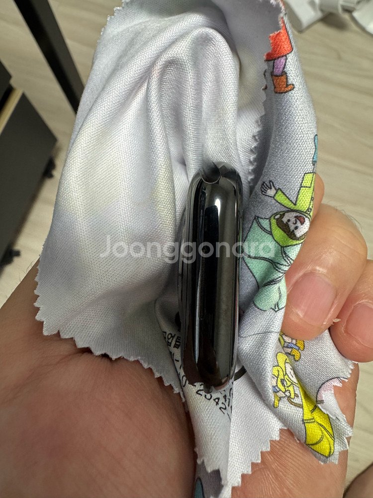 애플워치8 에르메스 누아르 45mm 블루드프랑스 밴드--5