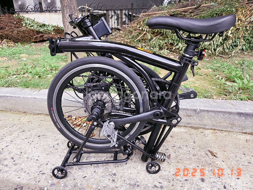 트라이폴드미니벨로자전거 유사브롬톤--3