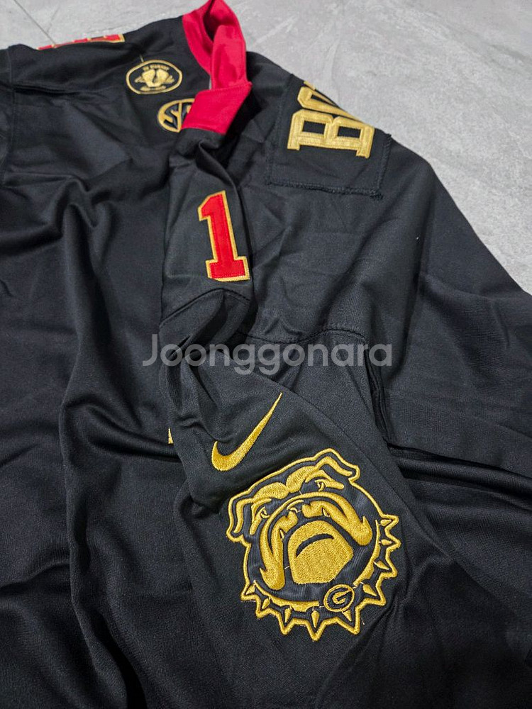 나이키/ NCAA 조지아 대학 풋볼 럭비져지 /3XL--3