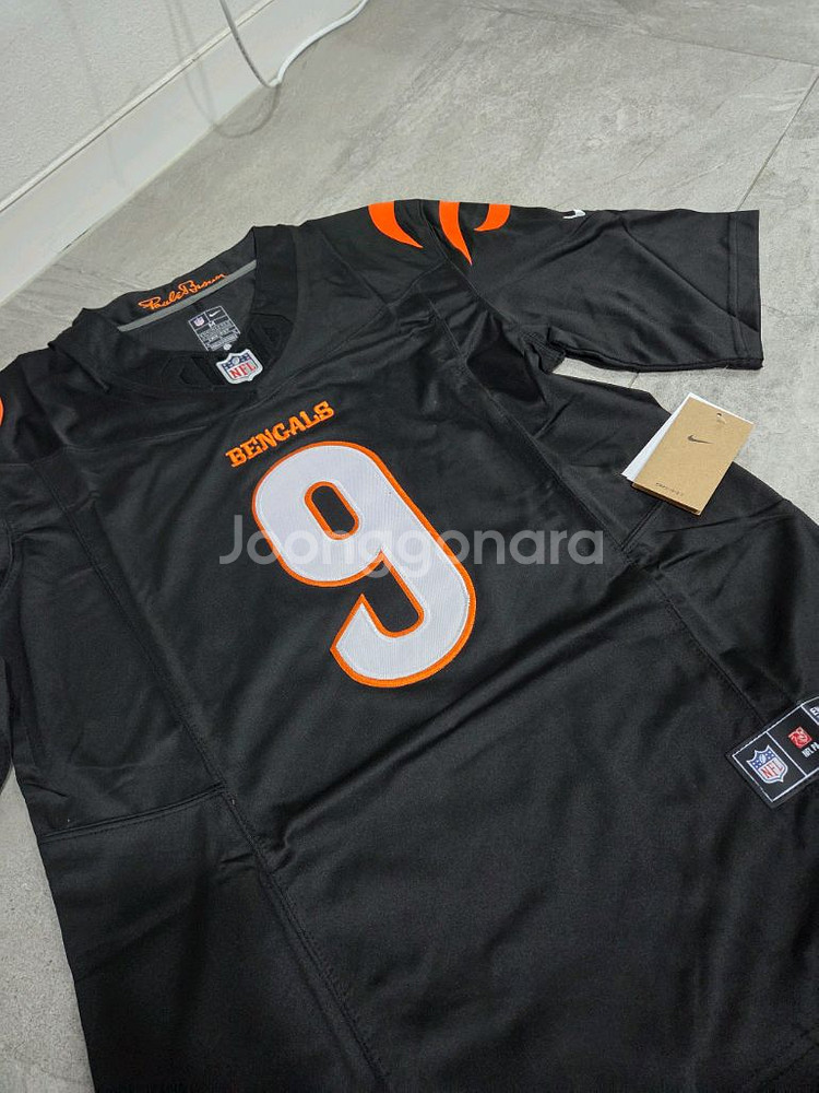 나이키/NFL 신시내티 뱅골스 풋볼 럭비져지 /M--1