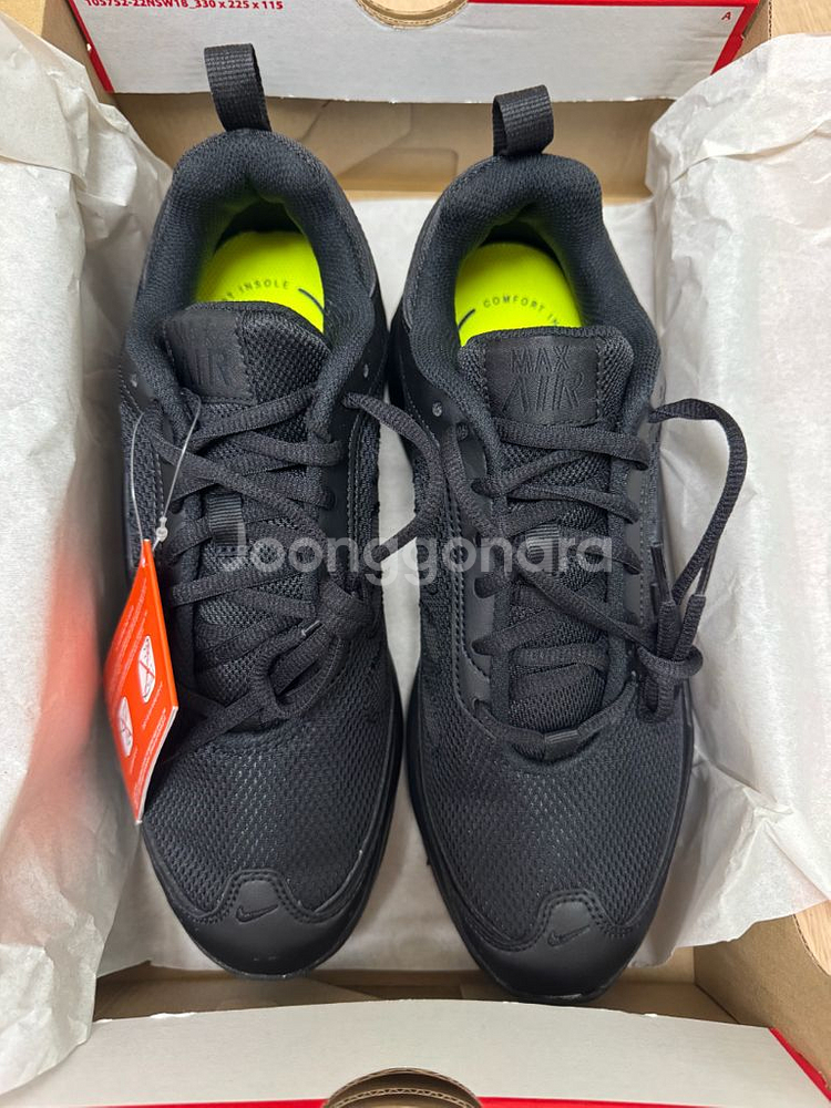 나이키 에어맥스 AP 올블랙 260--0