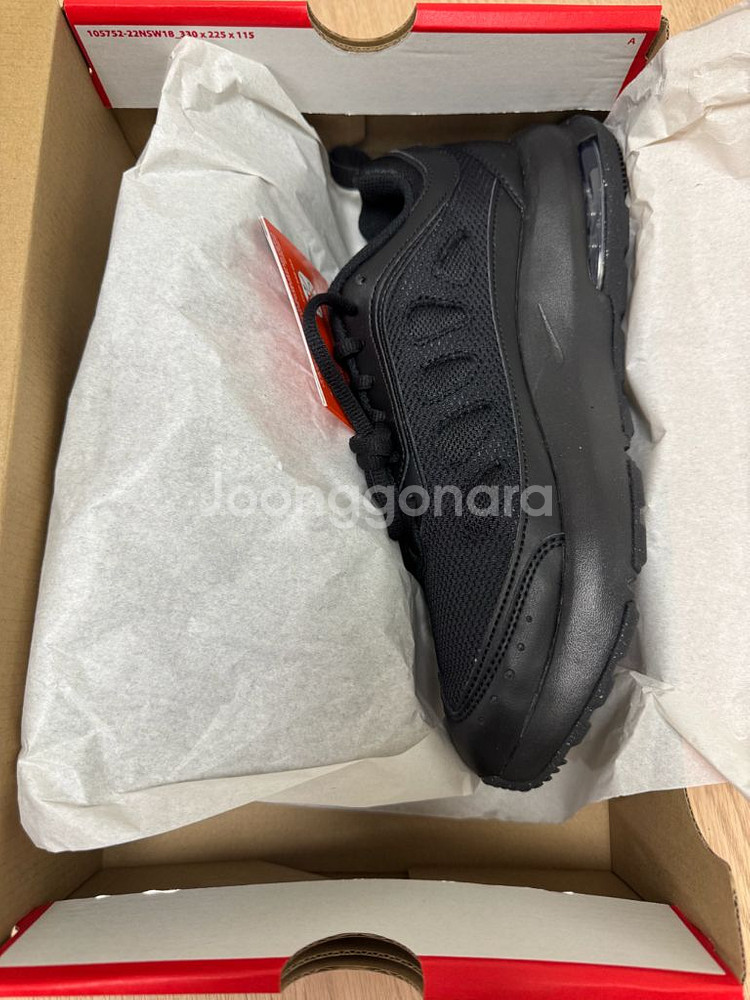 나이키 에어맥스 AP 올블랙 260--1