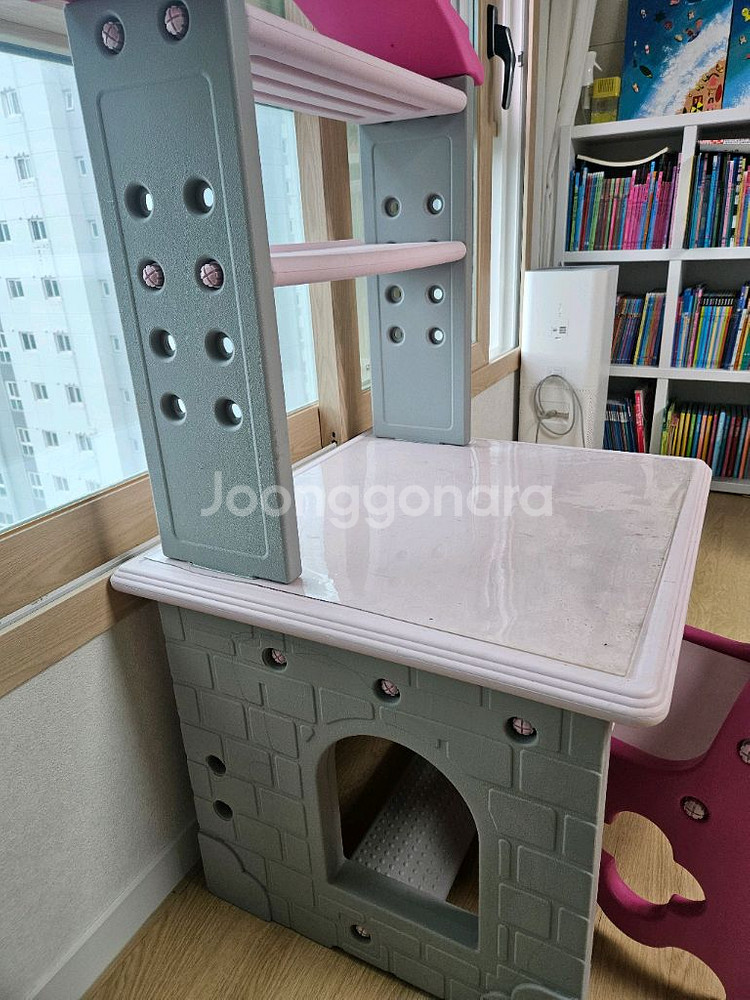 하이지니프로 유아책상 파란색, 핑크색 2개 세트--2