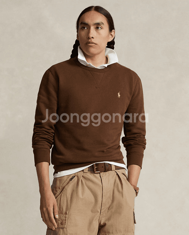폴로 RL 플리스 스웻셔츠 / 맨투맨 / 브라운 / L--0