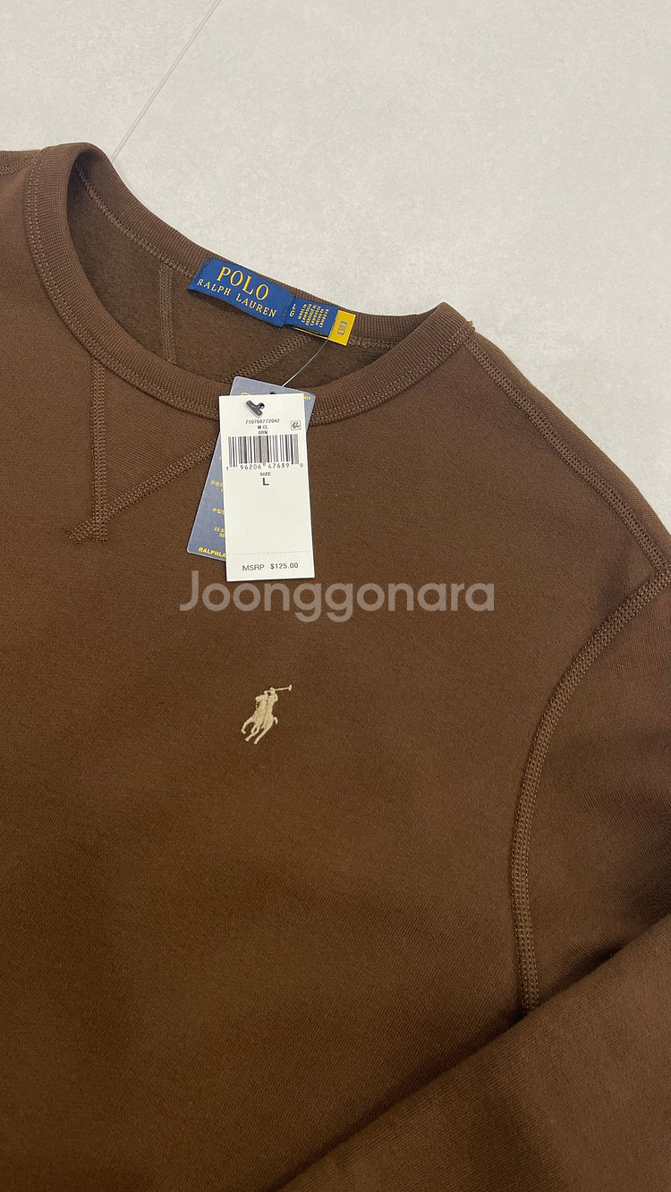폴로 RL 플리스 스웻셔츠 / 맨투맨 / 브라운 / L--5