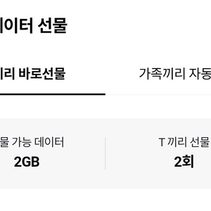 SKT 데이터 2GB