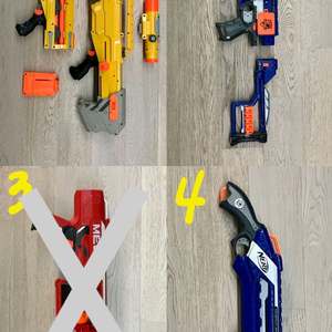 너프건 장난감 여러가지