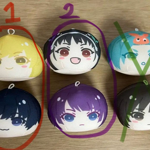 모노가타리 시리즈 니기니기 마스코트 만쥬 굿즈 인형