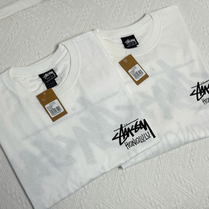 [L/2XL] 스투시 호놀룰루 티셔츠 화이트