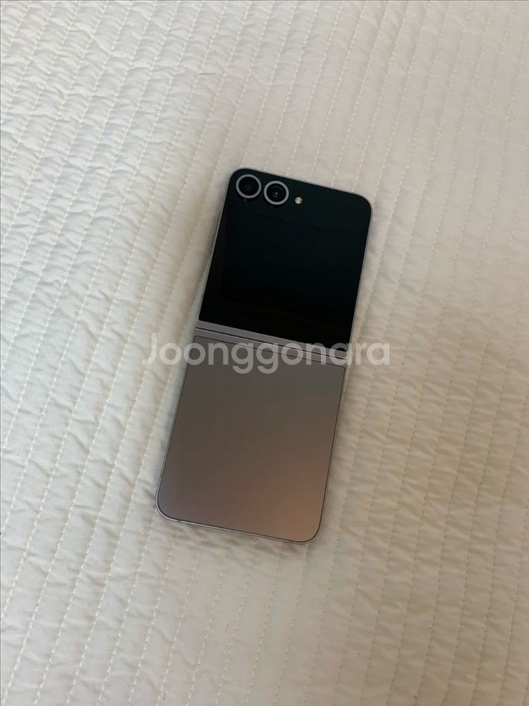 갤럭시z플립6 256 실버 무잔상--0