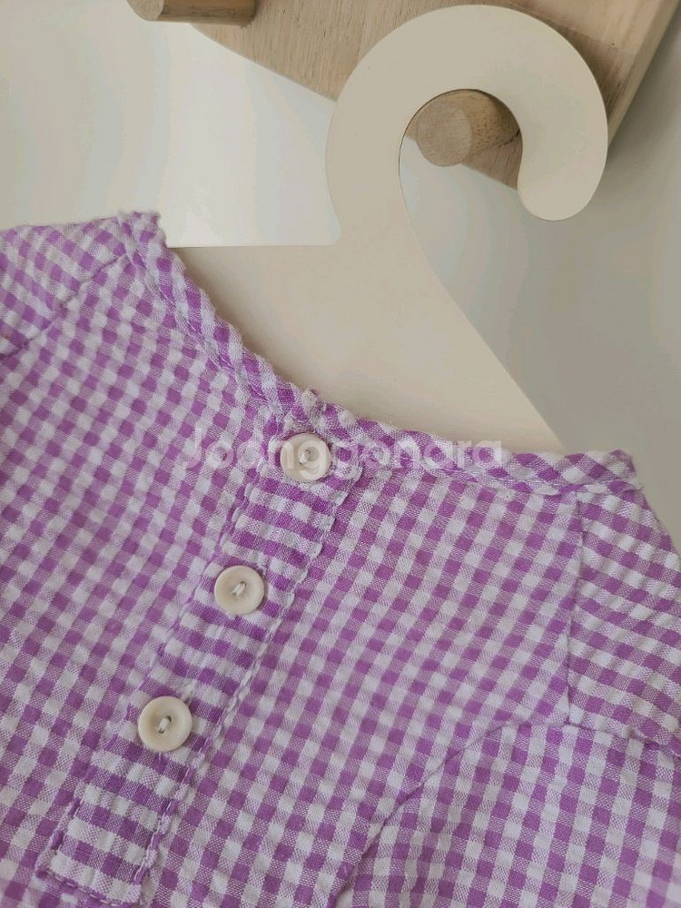 강아지옷 고양이옷 봄여름 체크블라우스 티셔츠 2XL--4