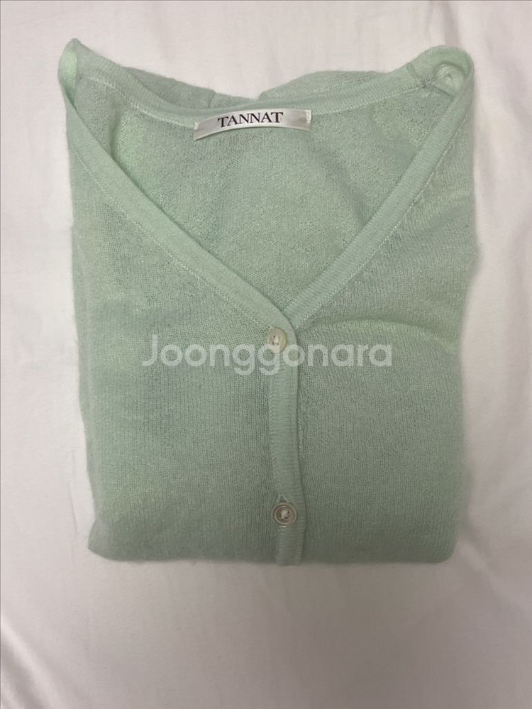 타낫 라이트 브이넥 가디건(민트)--1