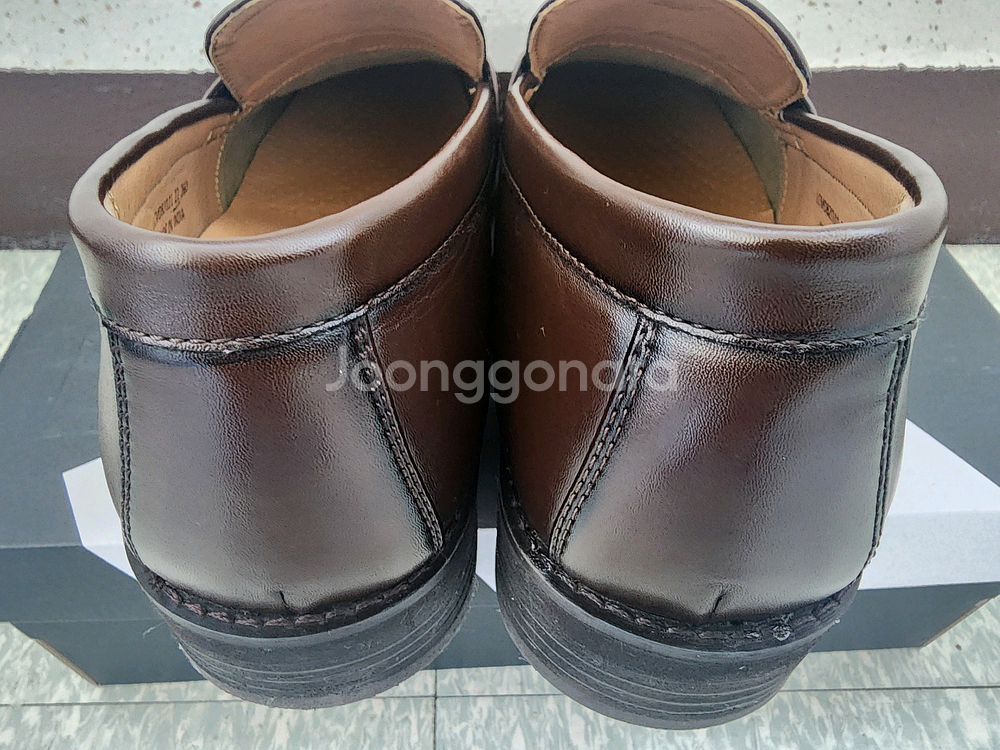 엘칸토 남성용 정장화 로퍼 구두 다크브라운-260--6