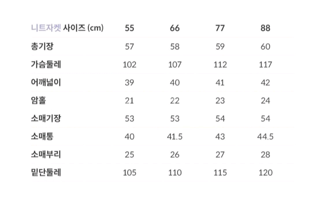 까사렐 니트 재킷(77~88) ㅡ새상품--9