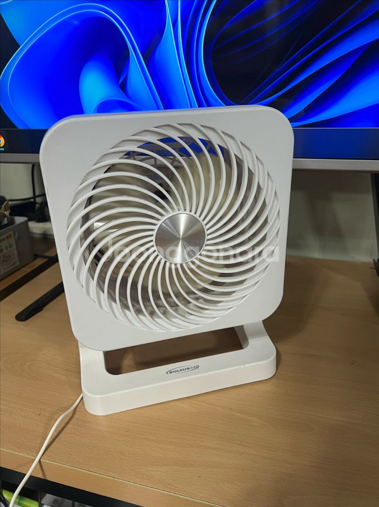 SOLEUSAIR 솔러스에어 탁상용 선풍기 화이트--0