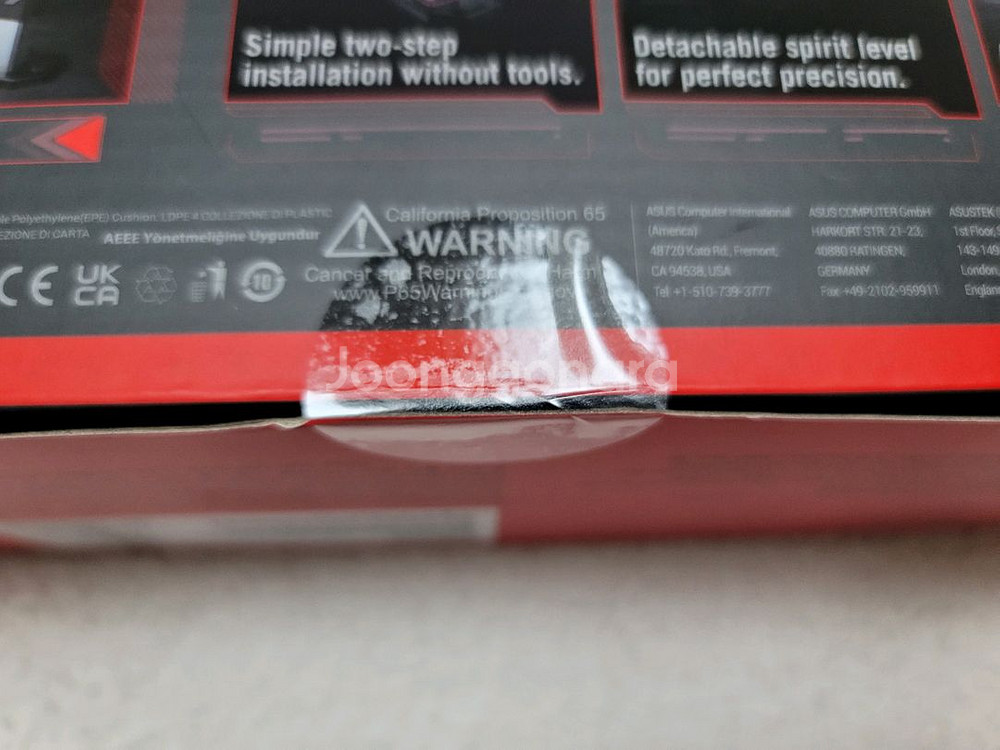 미개봉)ASUS ROG HERCULX 그래픽카드 지지대--1