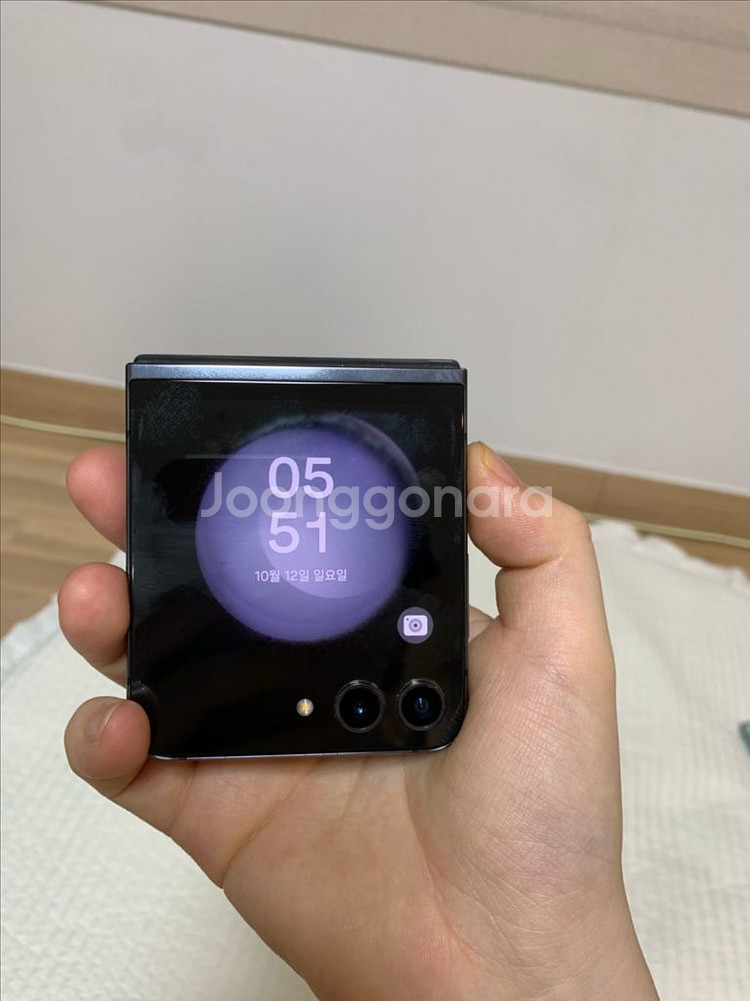 무잔상 갤럭시z플립5 256 블랙--4