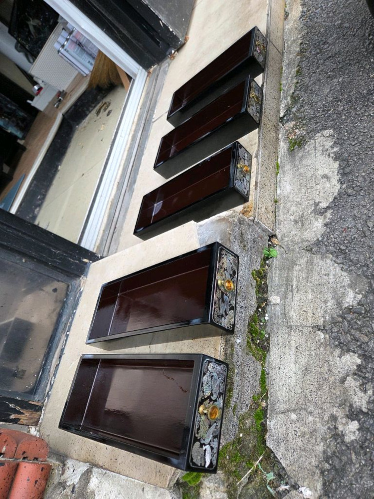 나전칠기 작은서랍장 이미지