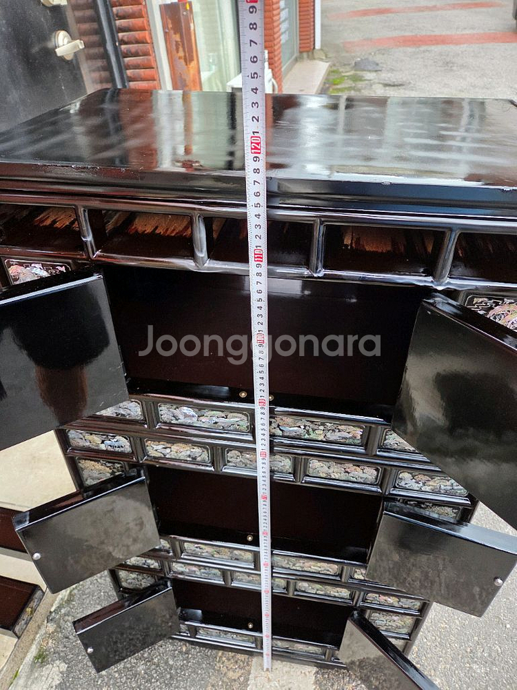 나전칠기 작은서랍장--7