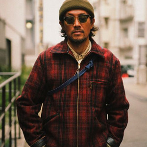 리얼맥코이 조맥코이 플레이드 스포츠 자켓 42