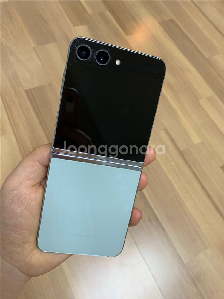 무잔상 갤럭시z플립5 민트--0