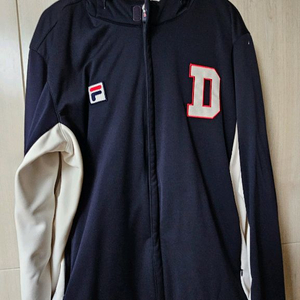 두산베어스 선수실착 후드짚업쟈켓