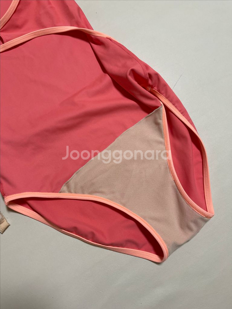 레노마 백라인 스트랩 원피스 수영복 (오렌지 90)--2
