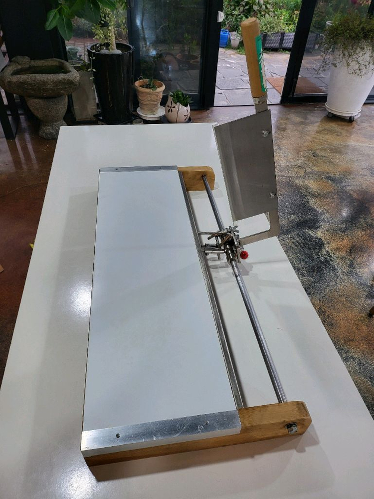 일본 면작두 우동커터 면절단기 우동절단기 우동작두 이미지